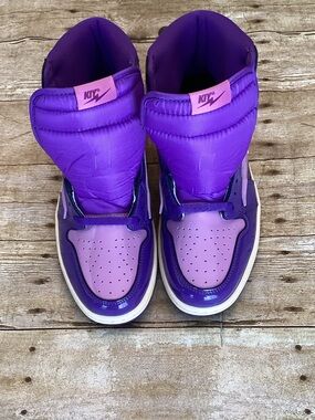 Purple High-Top Sneakers -